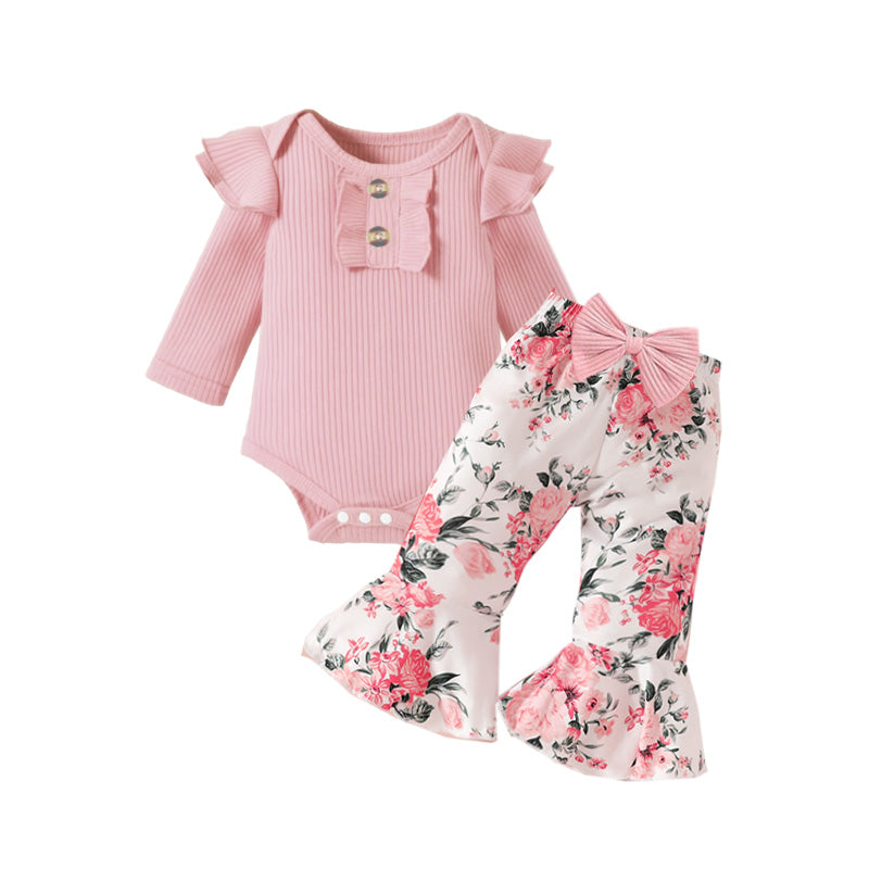Cute Baby Girls' Outfit Set