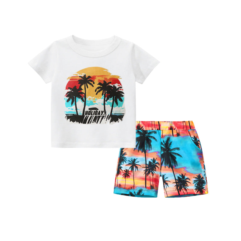 Boys Baby T-Shirt and Shorts Set Comfortable and Breathable Summer Essentials Stylish and Cute