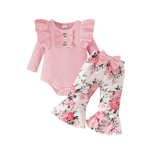 Cute Baby Girls' Outfit Set