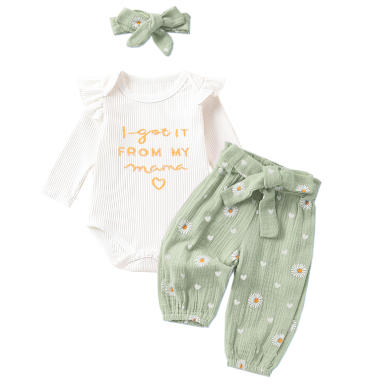 2Pcs Cute & Stylish Girls' Outfit Set