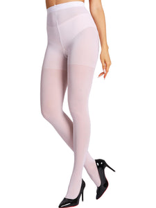 40D Semi Sheer Control Top Unbelievable Durability Tights, Rip Resistant Strong Pantyhose for Women, Medias Mujer