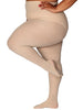 HONENNA Queen Plus Size Tights Semi Opaque Control Top High Waist Stockings Nylons Pantyhose for Women 1X 2X 3X 4X 5X 6X