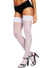 HONENNA Semi Sheer Stay Up Lingerie Thigh High Stockings Lace Top Size A-F