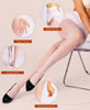 HONENNA Backseam Sheer Tights for Women 2 Pairs High Waist Patterned Cuban Heel Pantyhose With Control Top