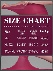 HONENNA Queen Plus Size Tights Semi Opaque Control Top High Waist Stockings Nylons Pantyhose for Women 1X 2X 3X 4X 5X 6X