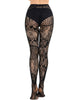 HONENNA Patterned Fishnets Tights Black Pantyhose Stockings for Women, 1-6 Pairs