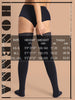 HONENNA Fleece Lined Thigh High Stockings, Stay Up Lace Top Opaque Winter Warm Tights for Women, medias térmicas mujer