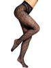 HONENNA Patterned Fishnets Tights Black Pantyhose Stockings for Women, 1-6 Pairs