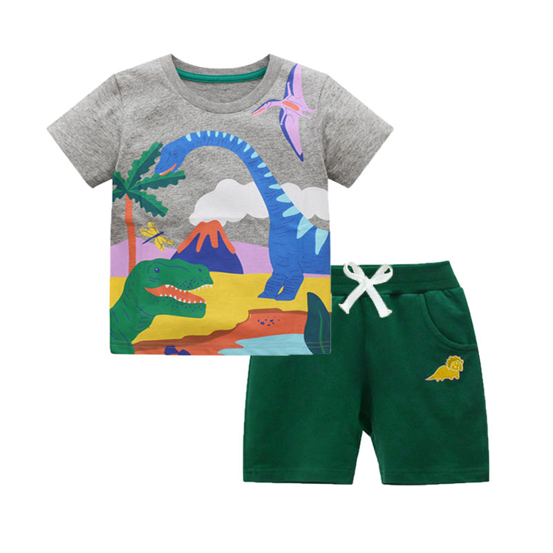 Boys Baby T-Shirt and Shorts Set Comfortable and Breathable Summer Essentials Stylish and Cute