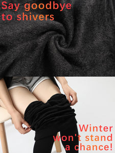 HONENNA Colorful Womens Fleece Lined Tights High Waisted Opaque Winter Thermal Pantyhose, Medias Termicas Para Mujer