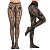 HONENNA Patterned Fishnets Tights Black Pantyhose Stockings for Women, 1-6 Pairs