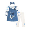 2Pcs Baby Girl Floral Rose Print Top and Casual Pants Set