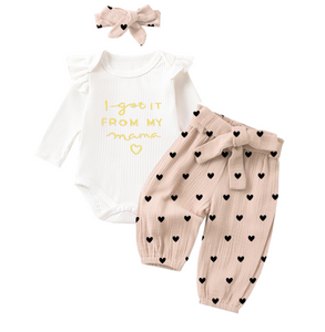 2Pcs Cute & Stylish Girls' Outfit Set