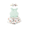 2Pcs Cute & Stylish Baby Girls' Outfit Set