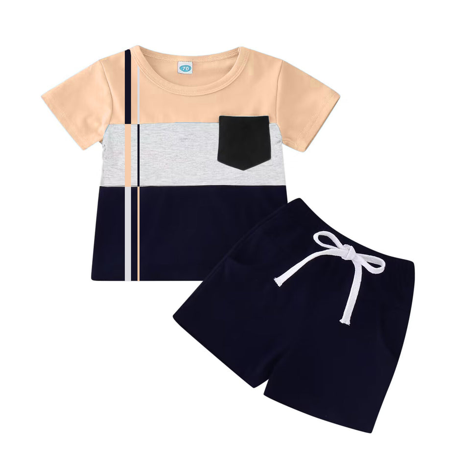 Boys Baby T-Shirt and Shorts Set Comfortable and Breathable Summer Essentials Stylish and Cute