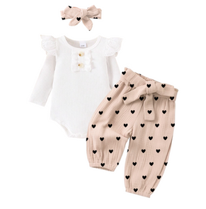 2Pcs Cute & Stylish Girls' Outfit Set