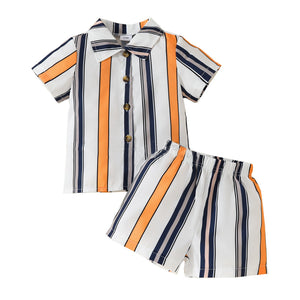 Boys Baby Short Sleeve Shirt and Shorts Set Comfortable and Breathable Summer Essentials Stylish and Cute