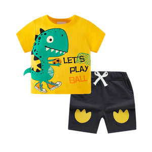 Boys Baby T-Shirt and Shorts Set Comfortable and Breathable Summer Essentials Stylish and Cute