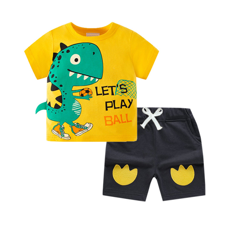 Boys Baby T-Shirt and Shorts Set Comfortable and Breathable Summer Essentials Stylish and Cute