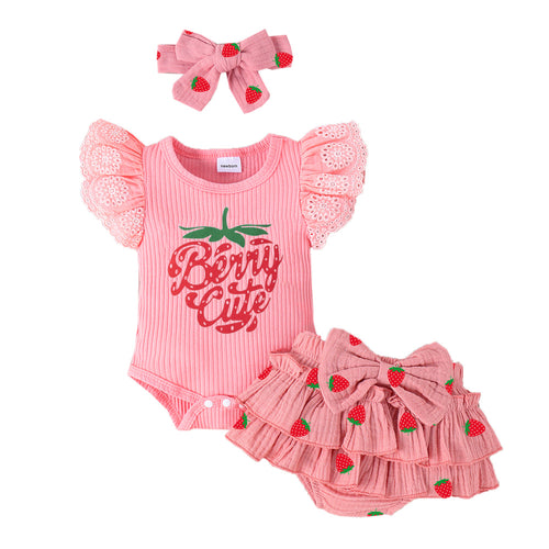 2Pcs Cute & Stylish Girls' Outfit Set