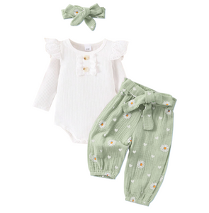2Pcs Cute & Stylish Girls' Outfit Set