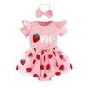 2Pcs Baby Girl 1st Birthday Clothes One Year Old Outfit Set