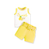 2Pcs Cute & Stylish Baby Girls' Outfit Set