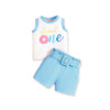 2Pcs Cute & Stylish Baby Girls' Outfit Set