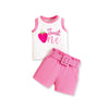 2Pcs Cute & Stylish Baby Girls' Outfit Set